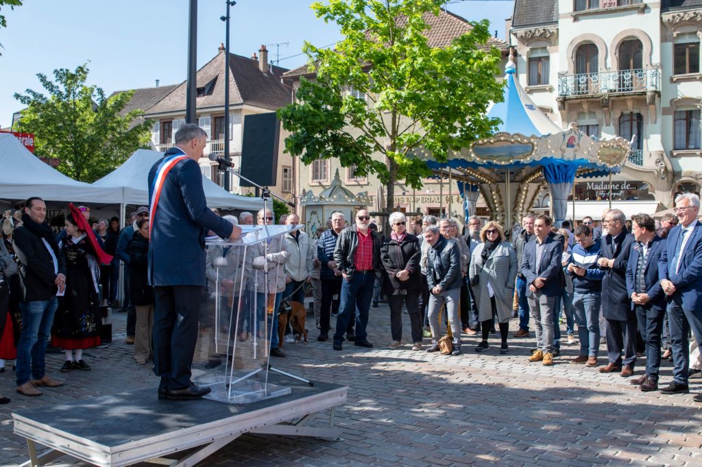 Image de l'inauguration de la Foire aux vins de guebwiller